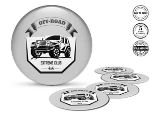 Domed Sticker Logo Kinetic Drive